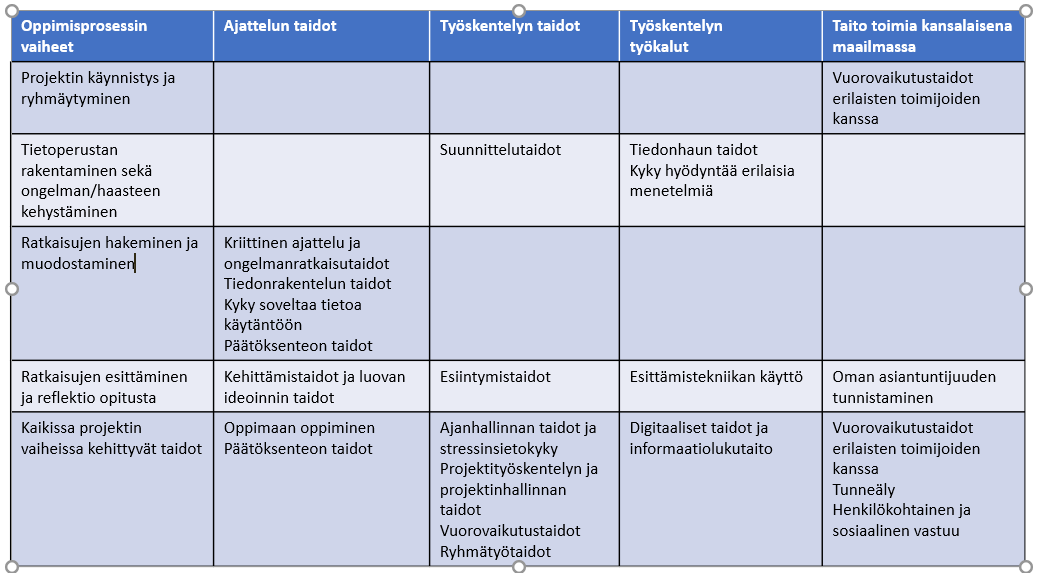 Oppiminen Työelämälähtöisissä Projekteissa – Tilaus Käytännölliselle ...