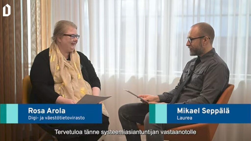 Systeemiasiantuntijan vastaanotolla käsiteltiin edesmenneen omaisen asioiden hoitoa.