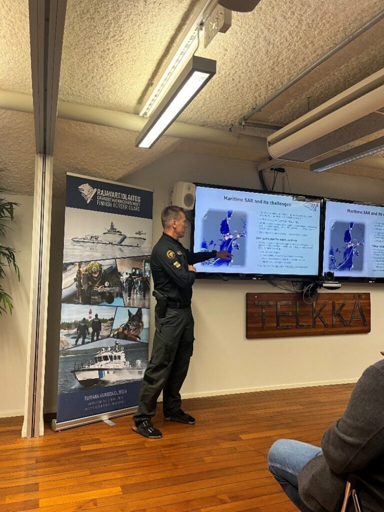 Presentation by the Finnish Coast Guard at Regional Coast Guard Control Room in Aboa Mare, Turku.