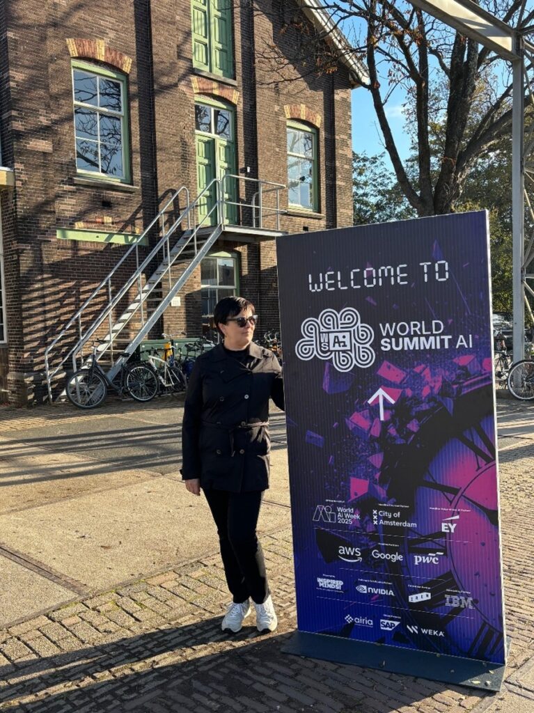 Matkalla Amsterdamissa järjestettyyn tekoälytapahtumaan.