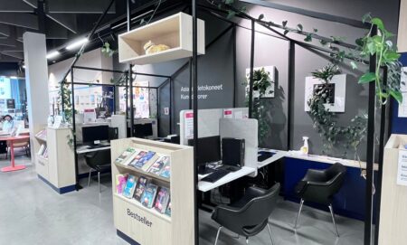 kuvituskuva Laajasalon kirjastosta.