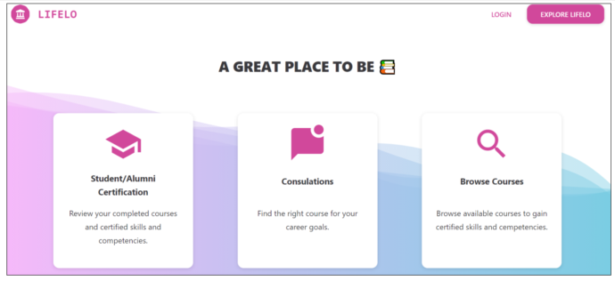 screenshot of the prototype.