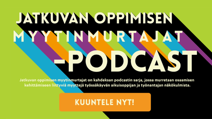 podcastin mainoskuva.
