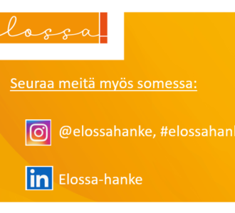 hankkeella on sosiaalisen median tilit Instagram- ja Linkedin-palveluissa.