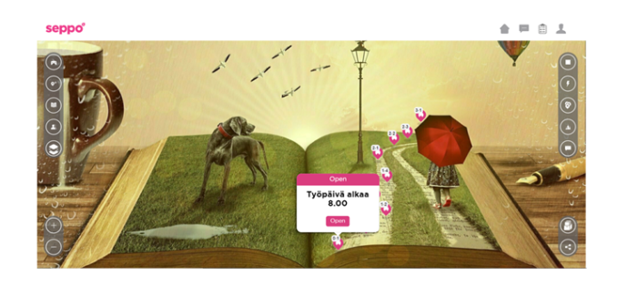 kuvakaappaus pelialustalta.