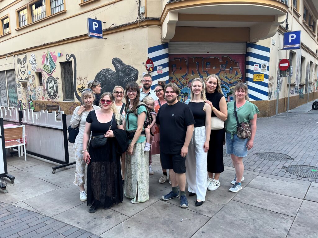 Laurea students and lecturers.